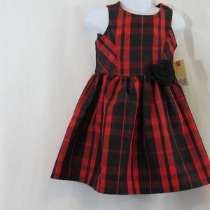 Cherokee Dresses - Adorable red and black plaid dress size 4T Cherokee Dresses - Adorable red and black plaid dress size 4T